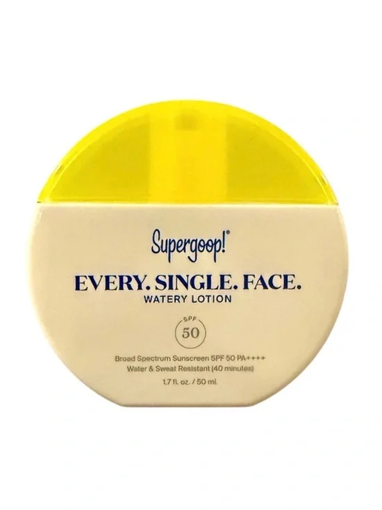 Supergoop! Every. Single. Face. Watery Lotion Sunscreen SPF 50, 1.7 fl oz/ 50 ml - Picture 7 of 13
